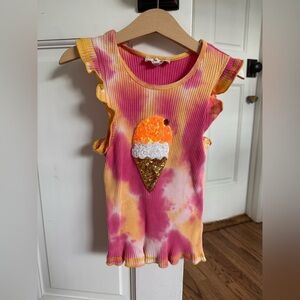 Hannah banana ice cream top